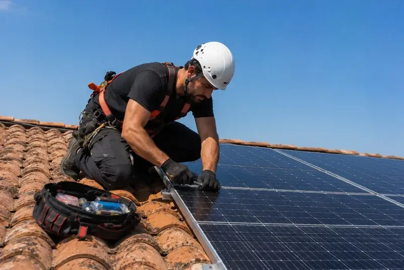 Maintenance et monitoring de panneaux solaires à Vougy
